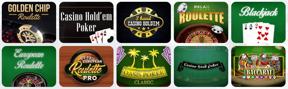 Giochi da tavolo al TotoWin24 Casino