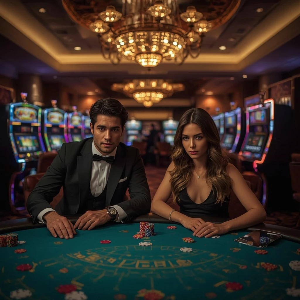 Due giocatori di poker al TotoWin24 Casino